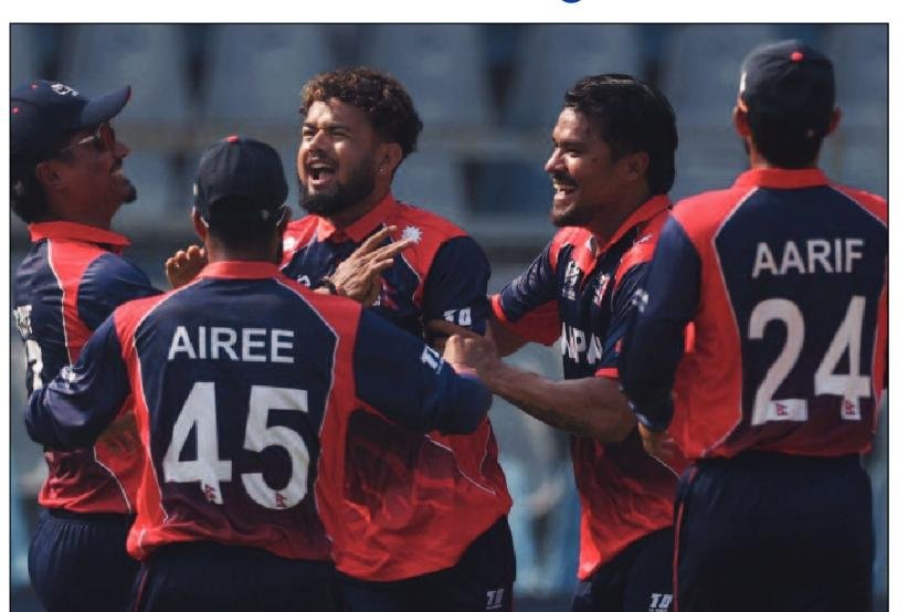 పోరాడి ఓడిన నేపాల్...4 పరుగుల తేడాతో గెలుపు.